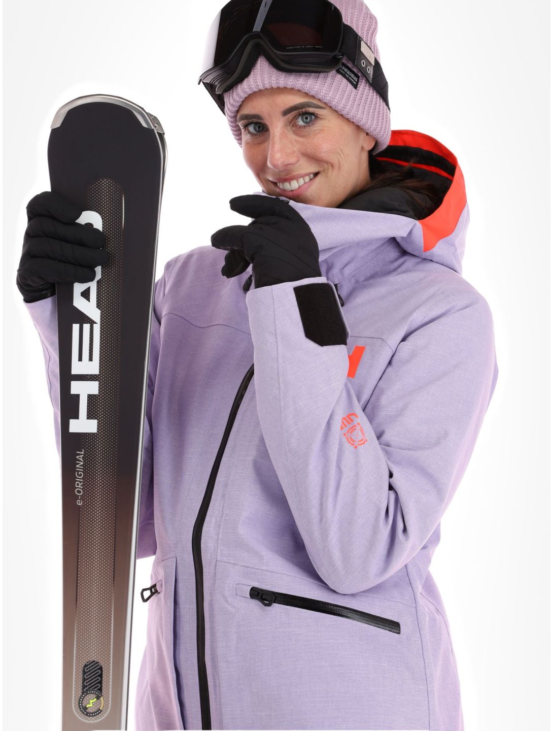 Helly Hansen, Powderqueen 3.0 ski-jas dames Heather paars 