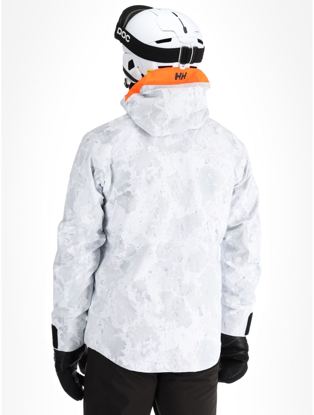 Helly Hansen, Sogn Shell 2.0 hardshell ski-jas heren Grey Fog Snow Camo AOP grijs, wit 