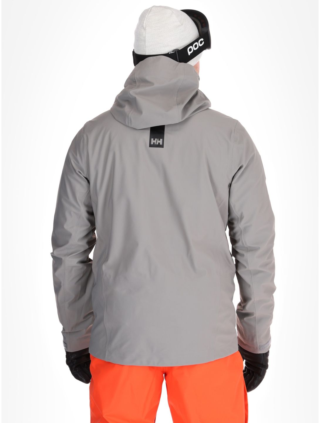 Helly Hansen, Swift 3L Shell hardshell ski-jas heren Concrete grijs 