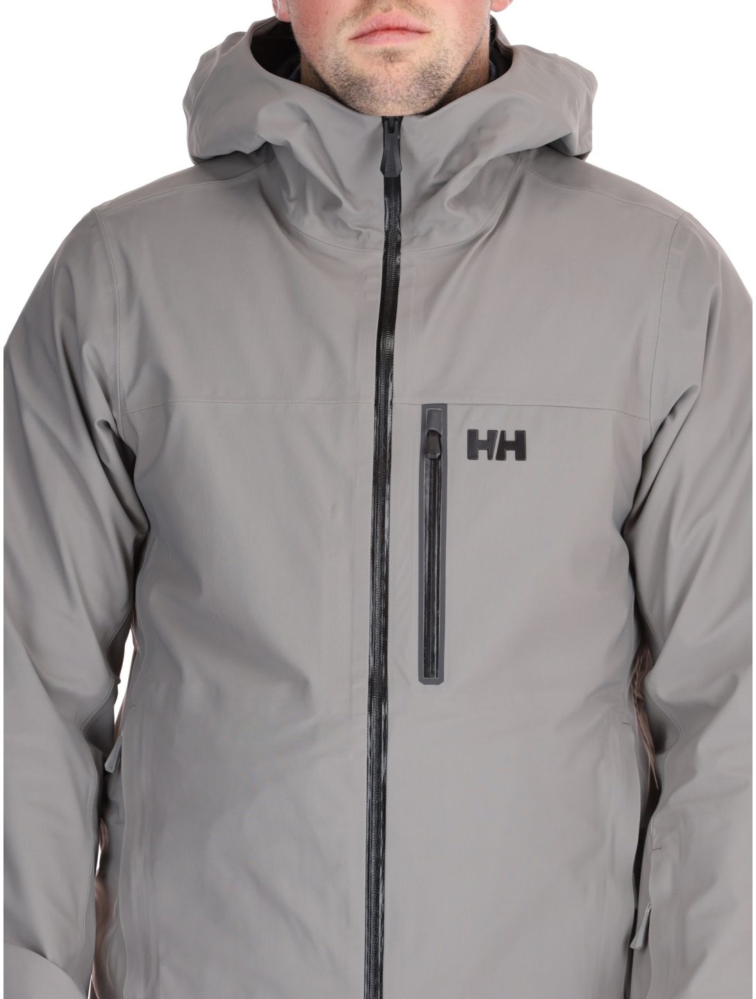 Helly Hansen, Swift 3L Shell hardshell ski-jas heren Concrete grijs 