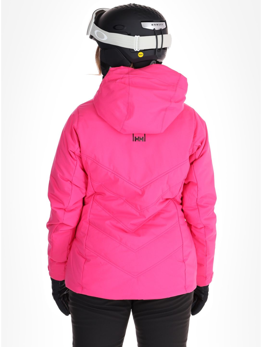 Helly Hansen, W Alpine Insulated ski-jas dames Dragon Fruit Black roze, zwart 