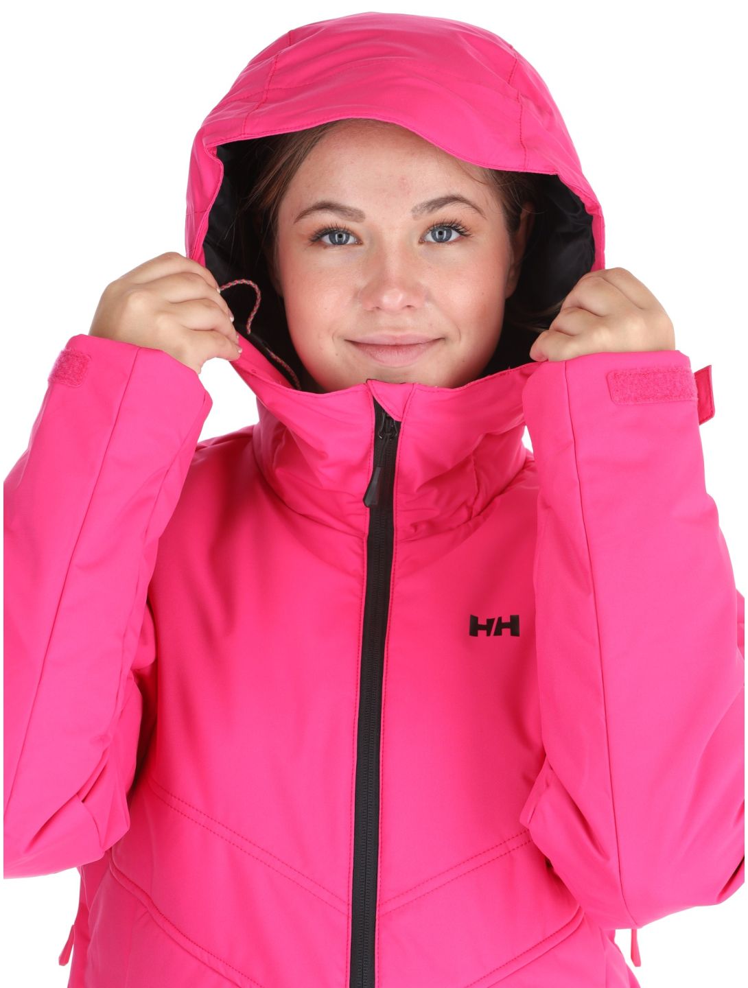 Helly Hansen, W Alpine Insulated ski-jas dames Dragon Fruit Black roze, zwart 