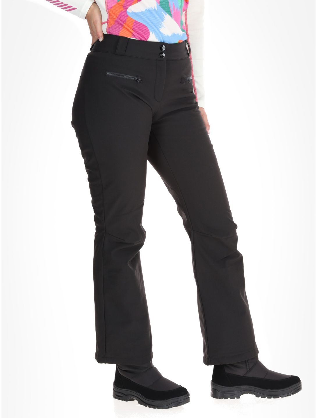 Helly Hansen, W Bellissimo 2 softshell skibroek dames Black zwart 