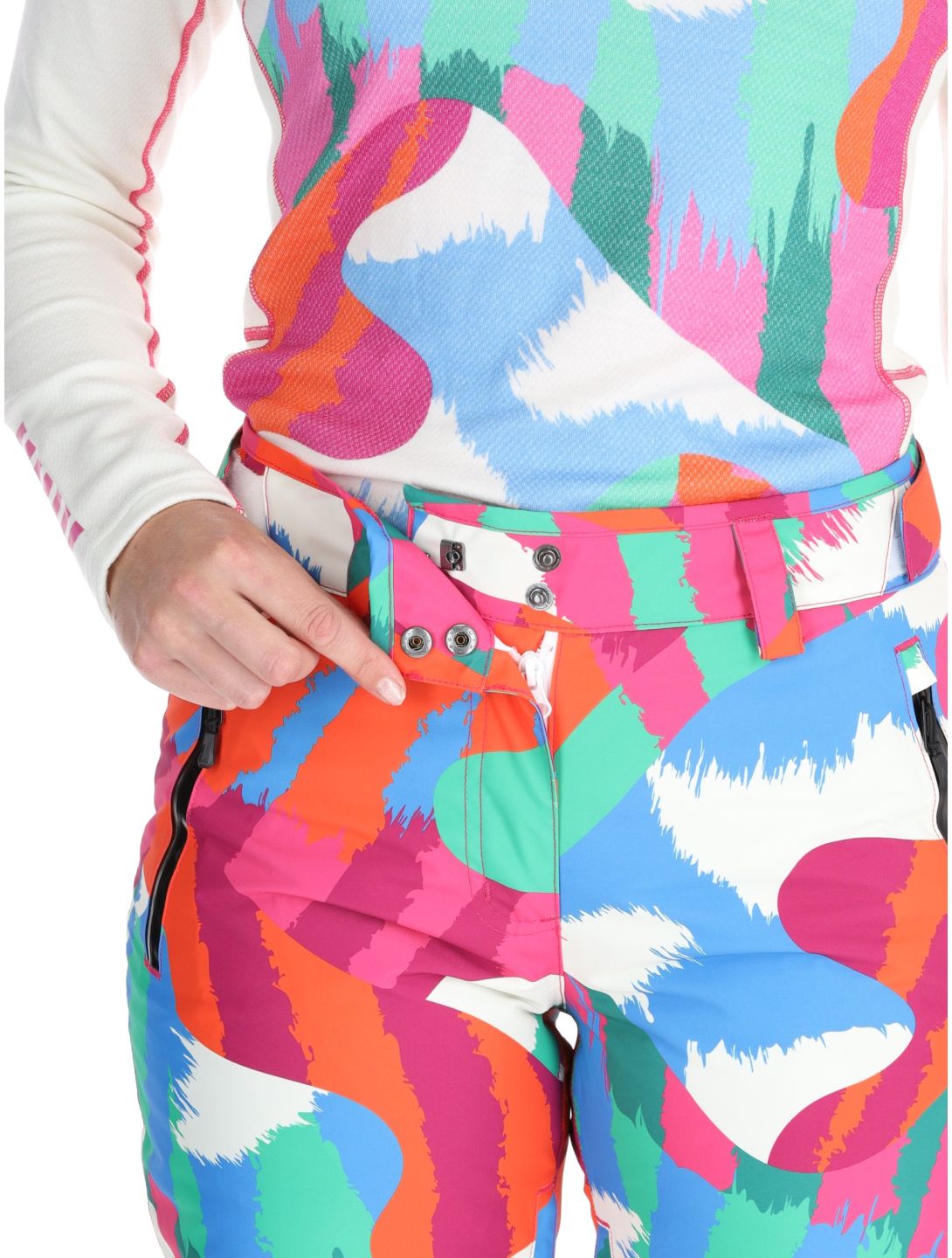 Helly Hansen, W Legendary Insulated skibroek dames JPB AOP multicolor 