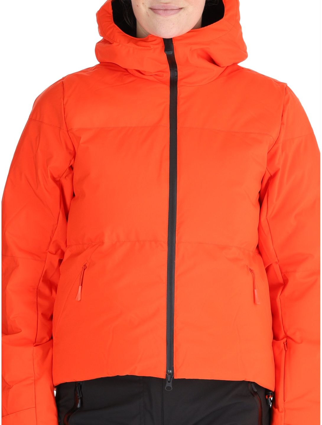 Helly Hansen, W Nora Short Puffy ski-jas dames Cherry Tomato oranje 