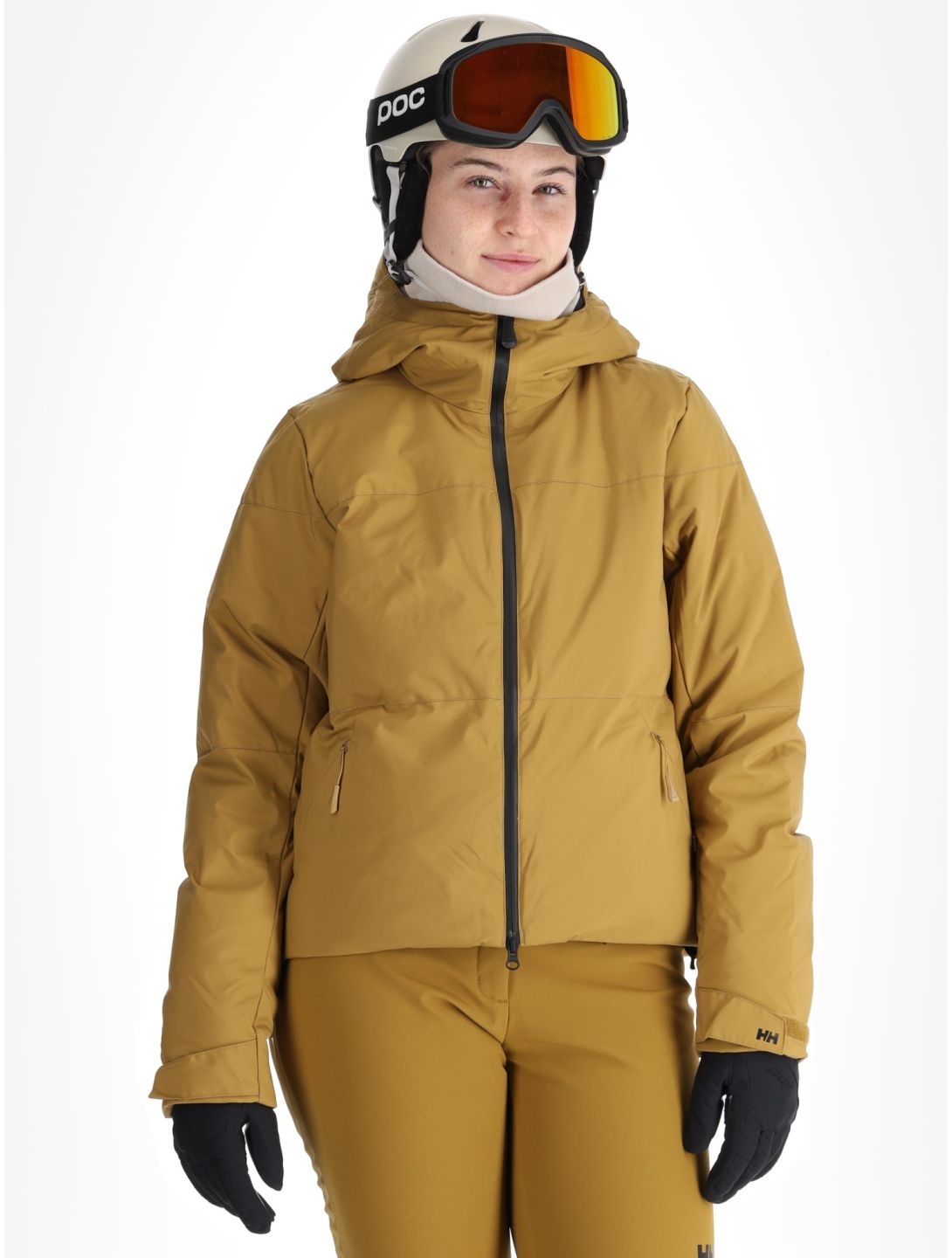 Helly Hansen, W Nora Short Puffy ski-jas dames Lynx geel 