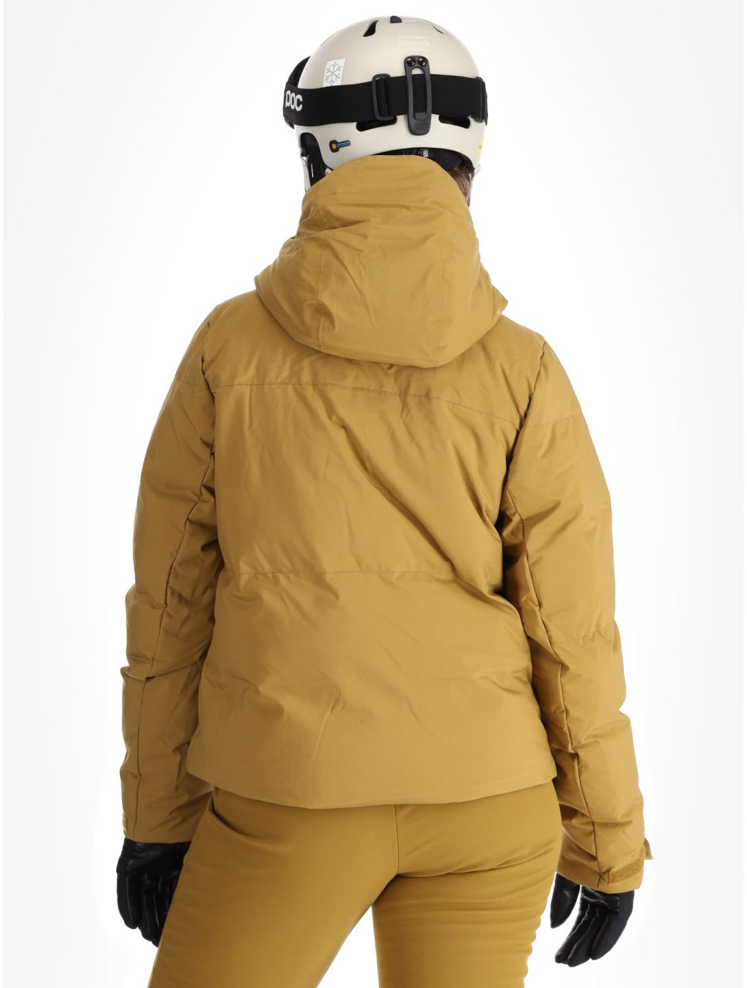 Helly Hansen, W Nora Short Puffy ski-jas dames Lynx geel 