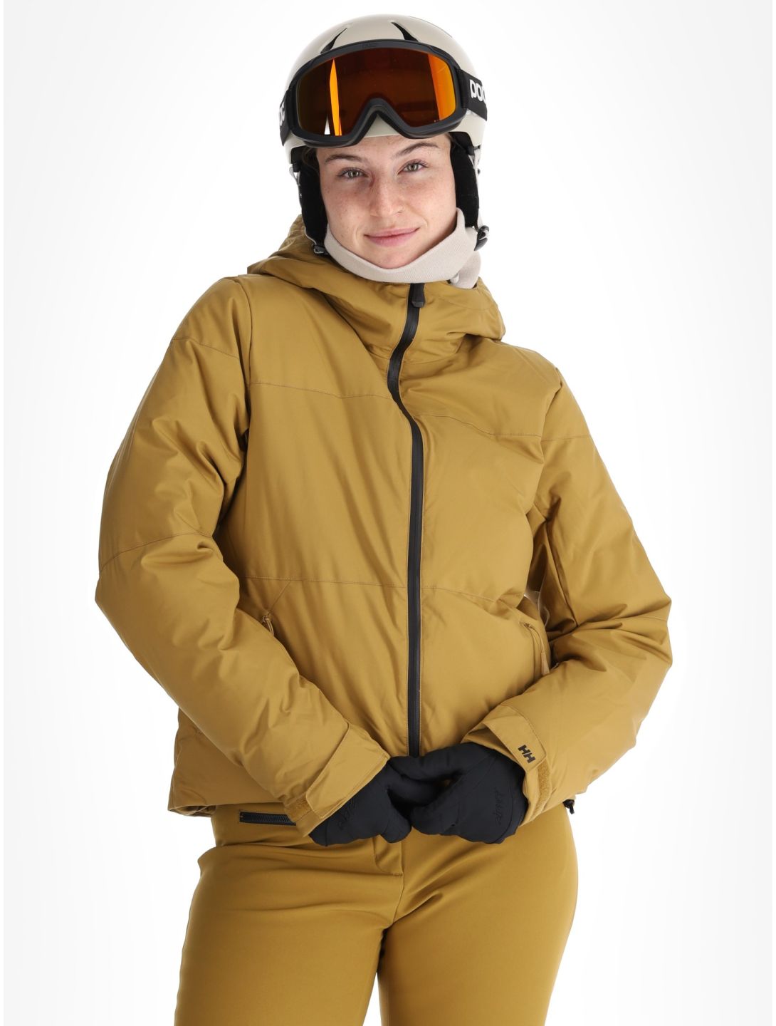 Helly Hansen, W Nora Short Puffy ski-jas dames Lynx geel 