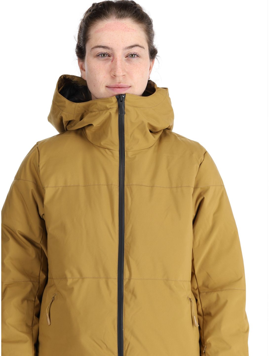 Helly Hansen, W Nora Short Puffy ski-jas dames Lynx geel 