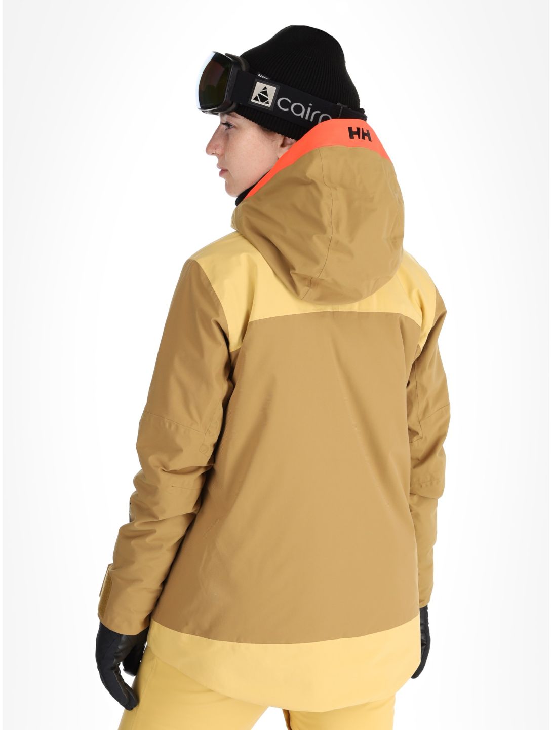 Helly Hansen, W Powchaser 2.0 ski-jas dames Sand geel 