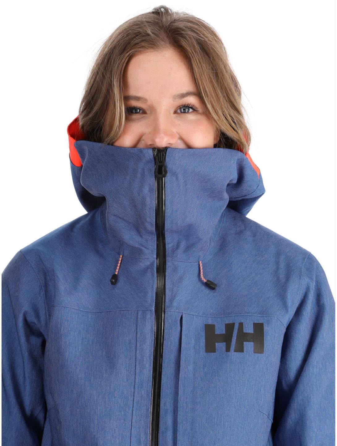 Helly Hansen, W Powderqueen 3.0 ski-jas dames Deep Fjord blauw 