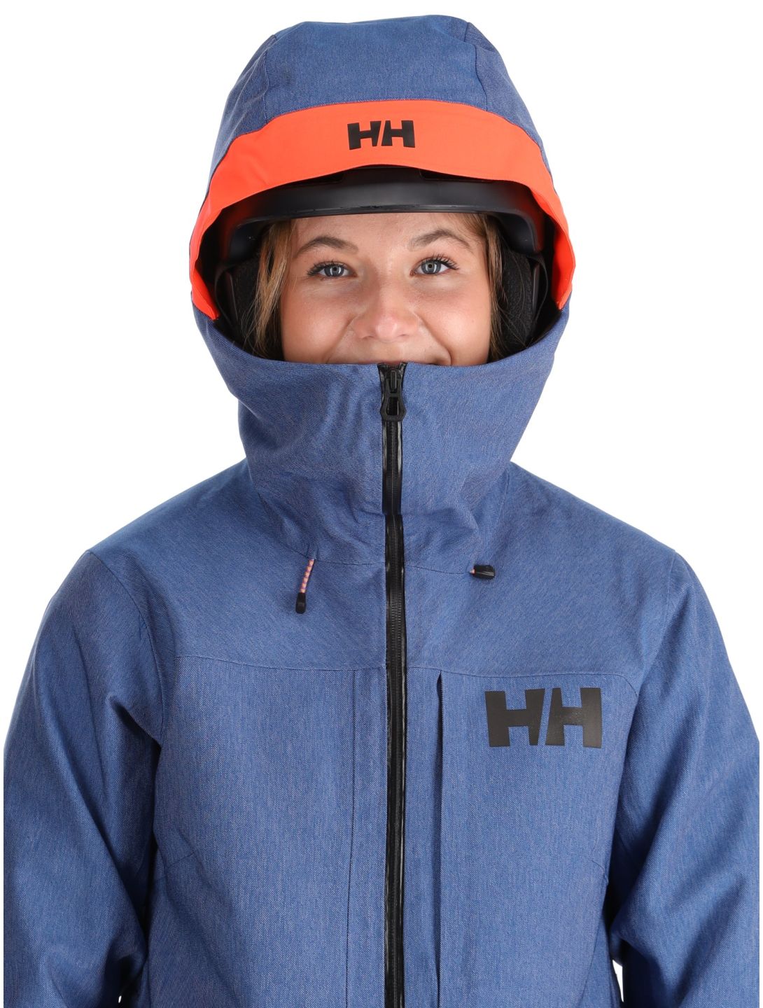 Helly Hansen, W Powderqueen 3.0 ski-jas dames Deep Fjord blauw 