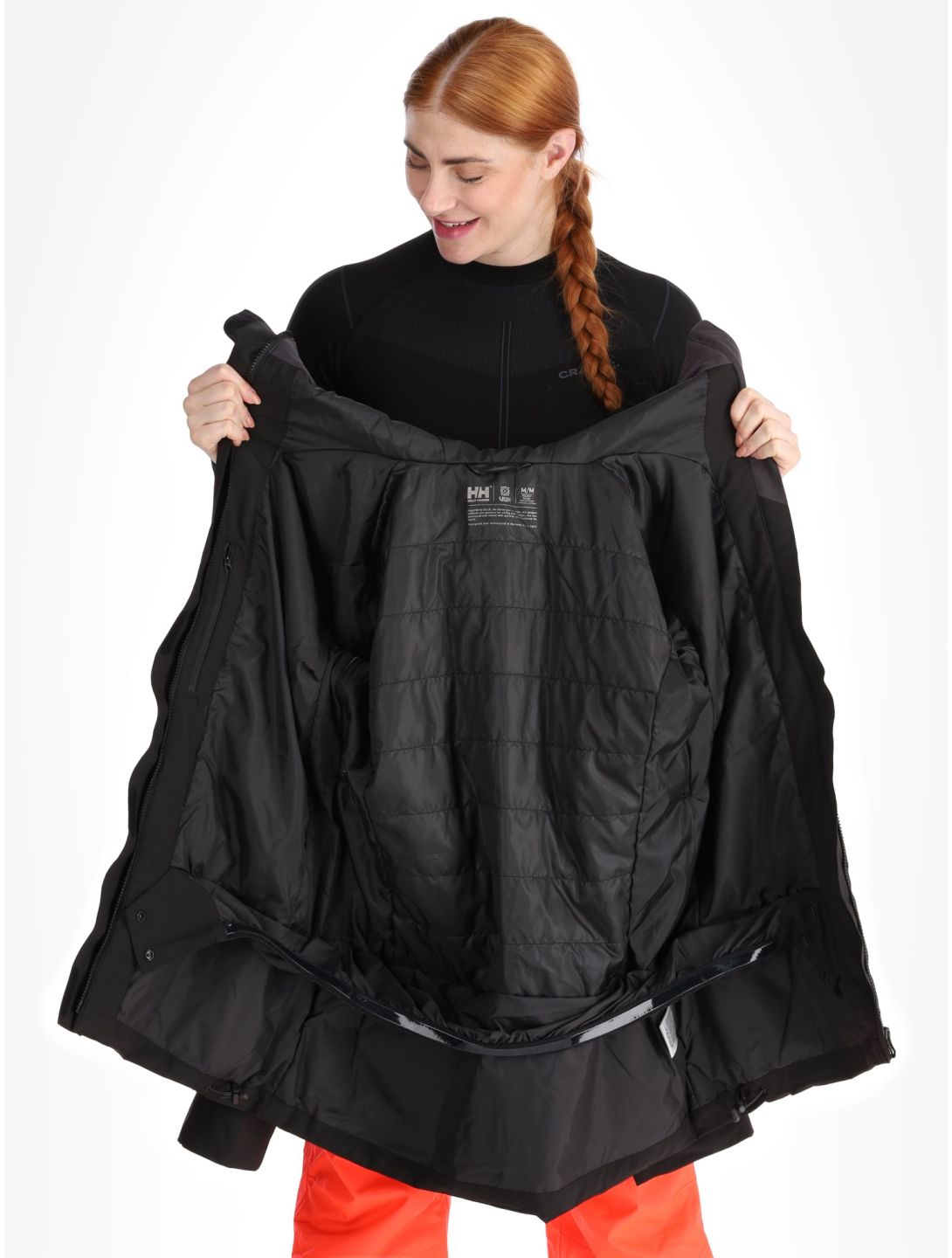 Helly Hansen, W Powshot ski-jas dames Black zwart 