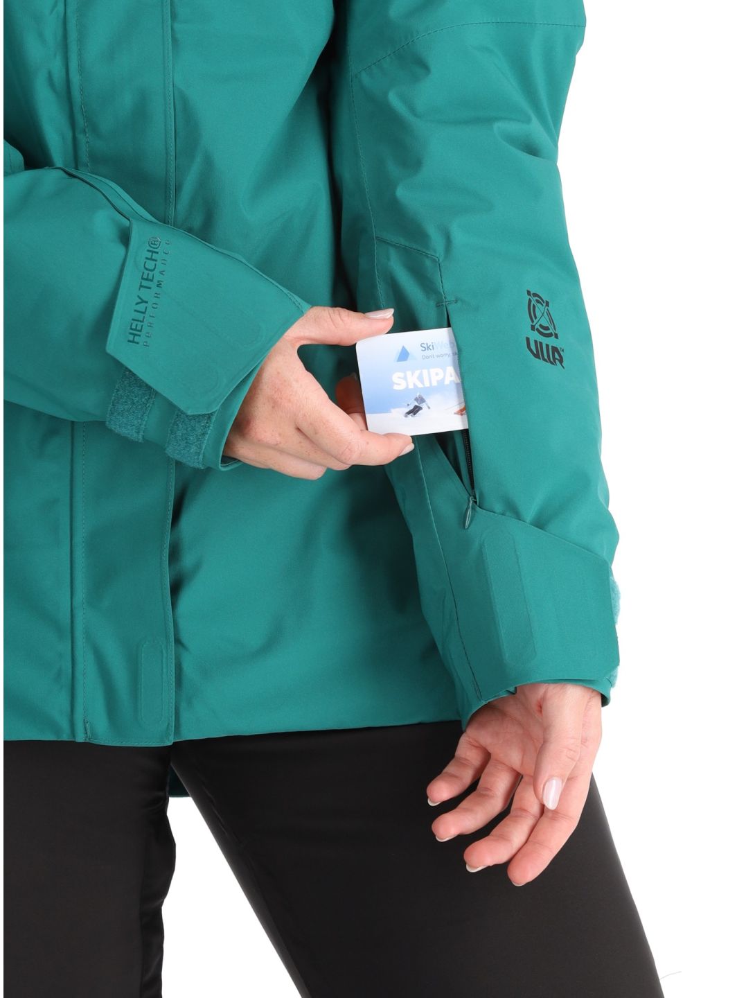 Helly Hansen, W Powshot ski-jas dames Emerald groen 