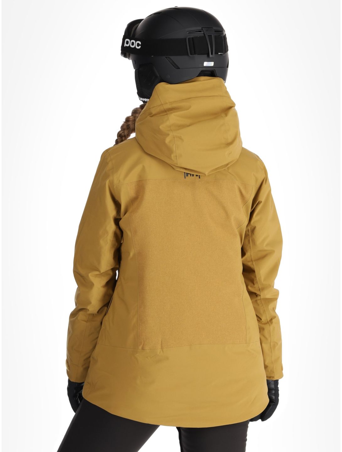 Helly Hansen, W Snowplay Long Insulated ski-jas dames Lynx geel 