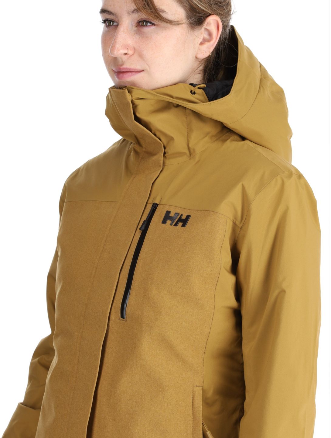 Helly Hansen, W Snowplay Long Insulated ski-jas dames Lynx geel 