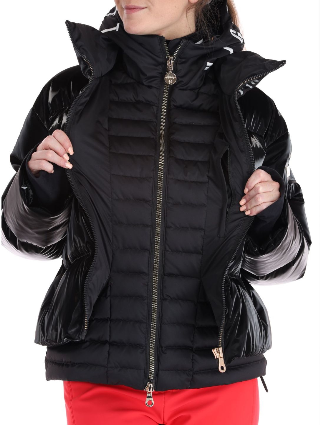 High Society, Ally ski-jas dames Black zwart 