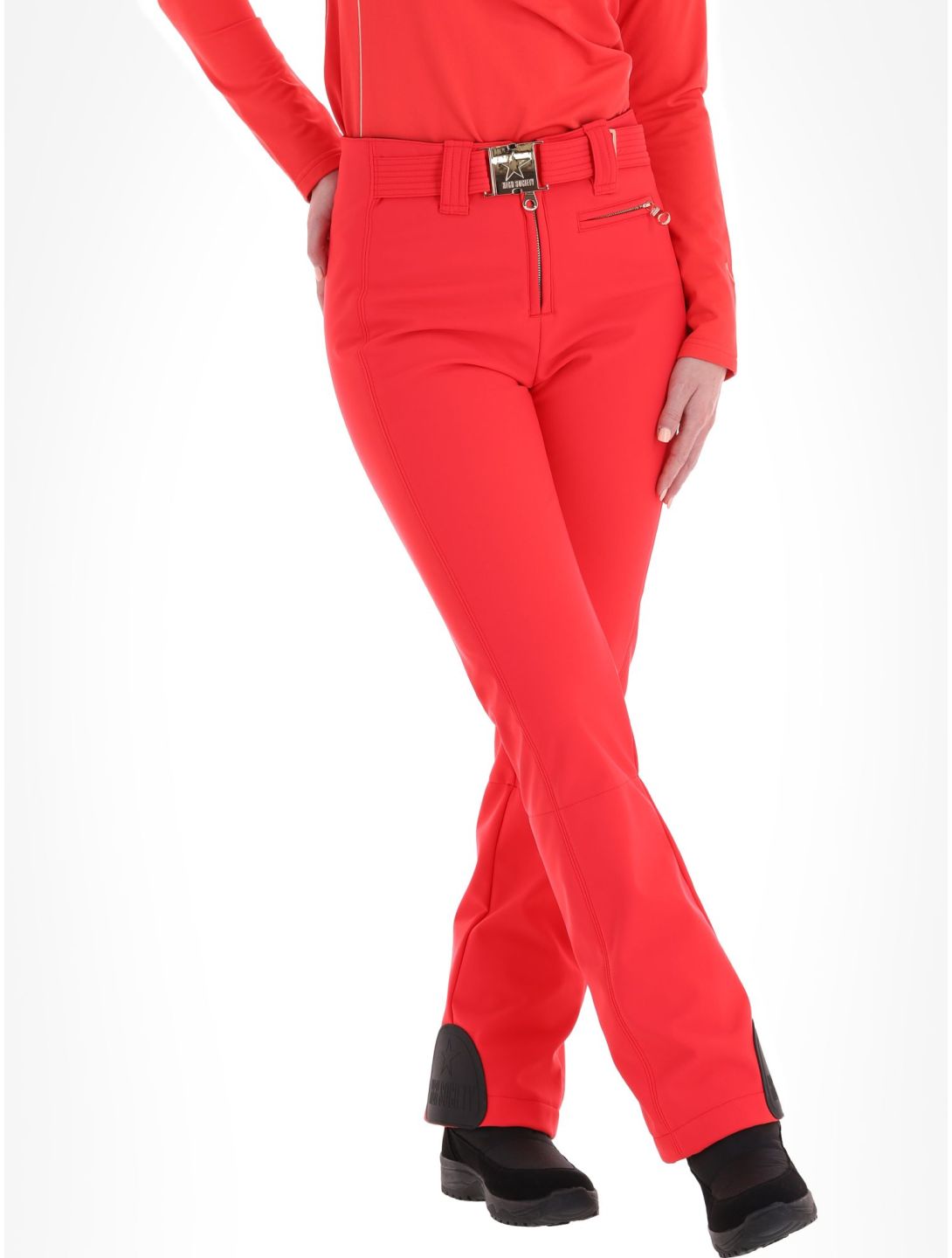 High Society, Lia softshell skibroek dames Red rood 