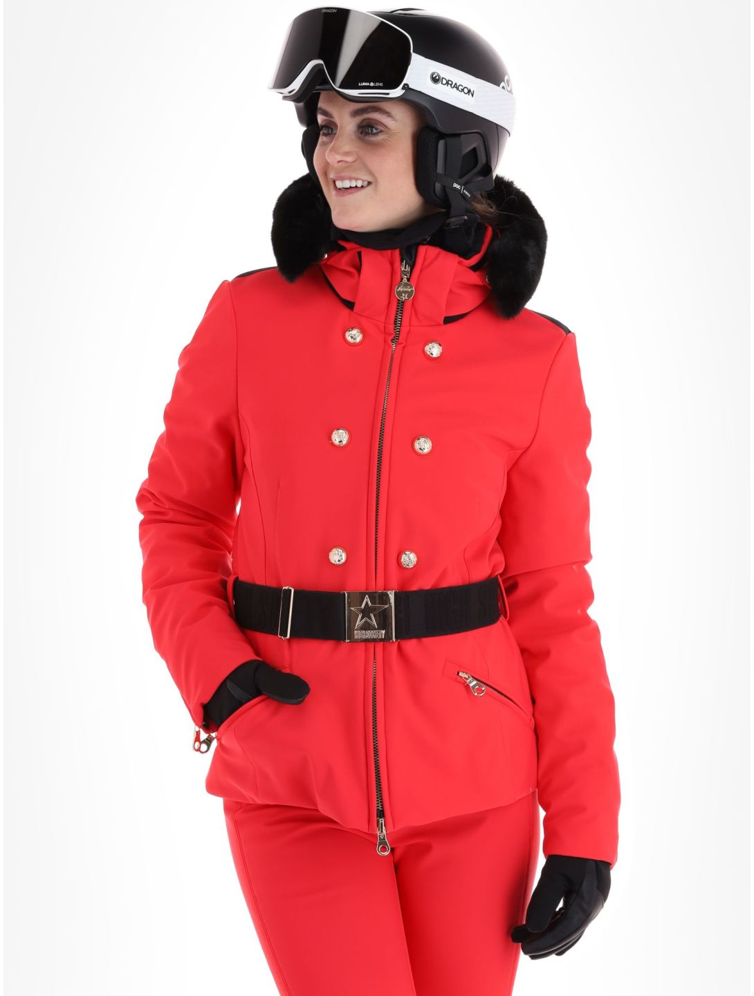 High Society, Scarlett ski-jas dames Red rood 