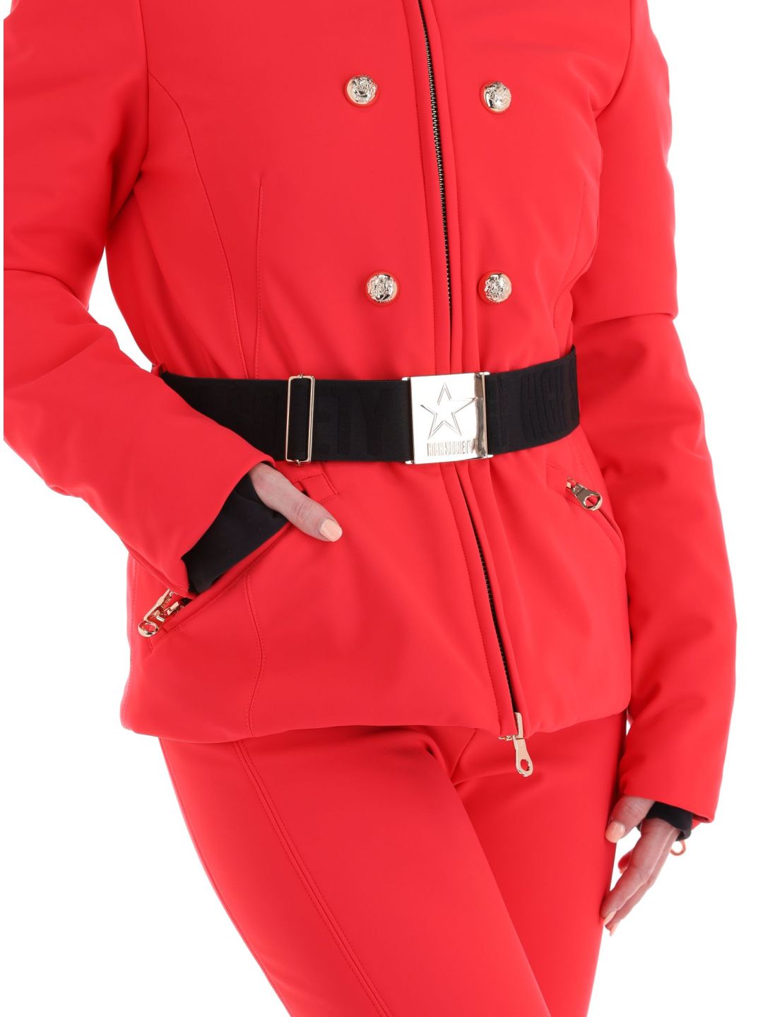 High Society, Scarlett ski-jas dames Red rood 