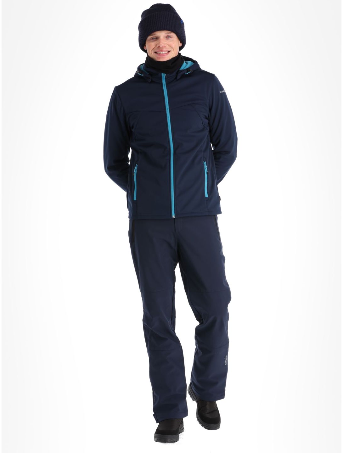 Icepeak, Biggs softshell ski-jas heren dark blauw 