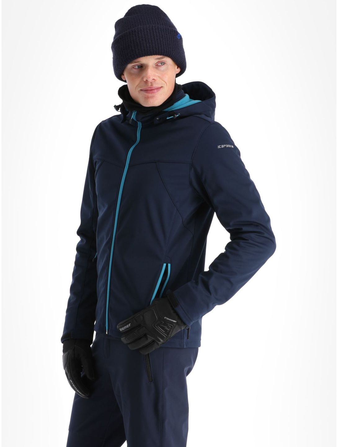 Icepeak, Biggs softshell ski-jas heren dark blauw 