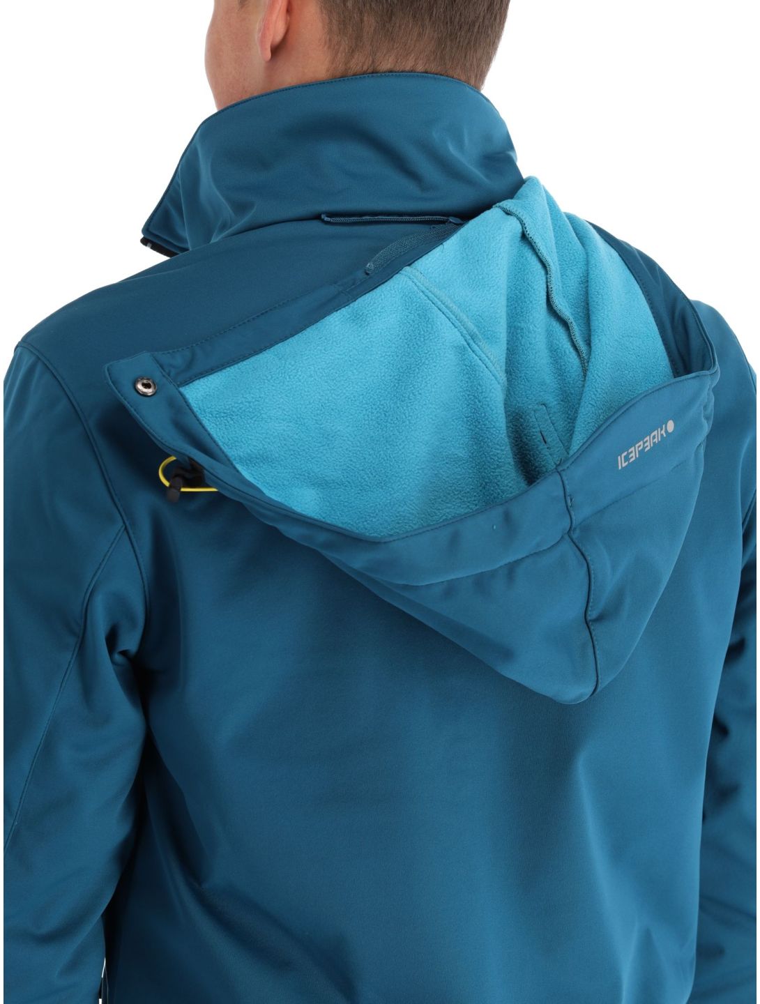 Icepeak, Biggs softshell ski-jas heren turquoise blauw 