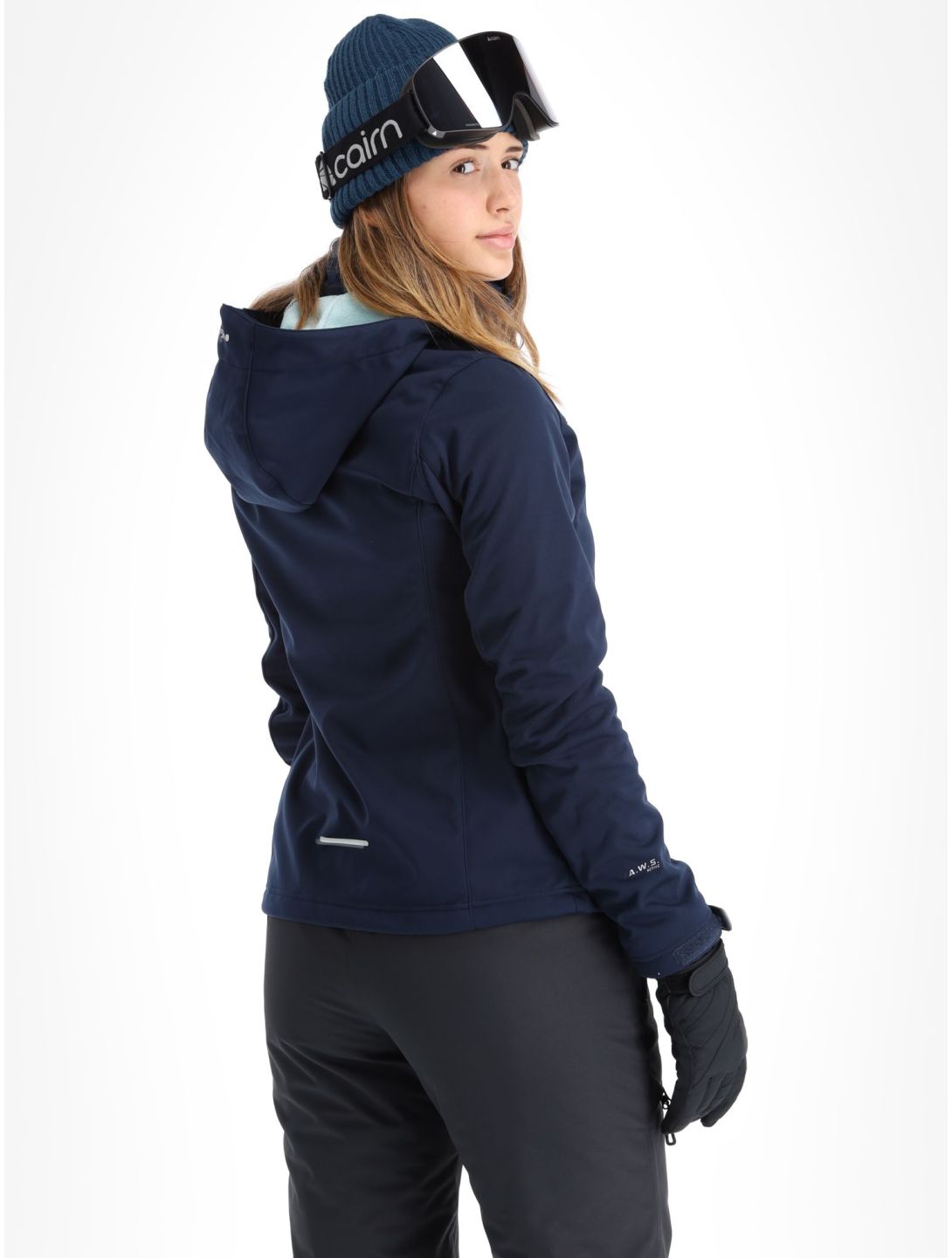 Icepeak, Boise softshell ski-jas dames blauw 