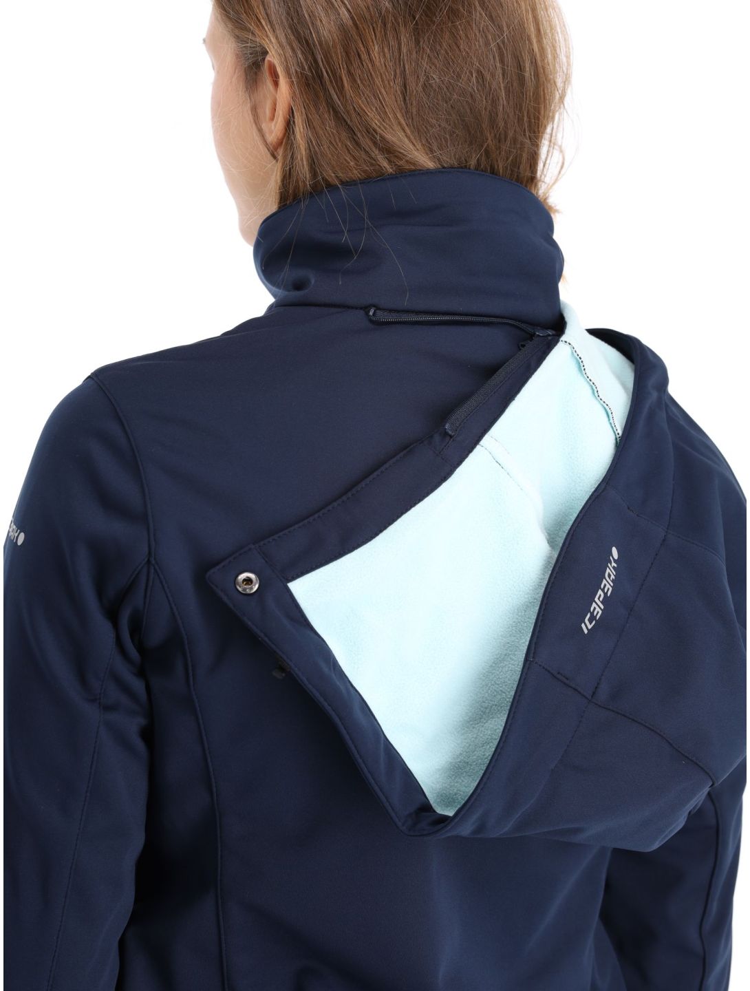 Icepeak, Boise softshell ski-jas dames blauw 