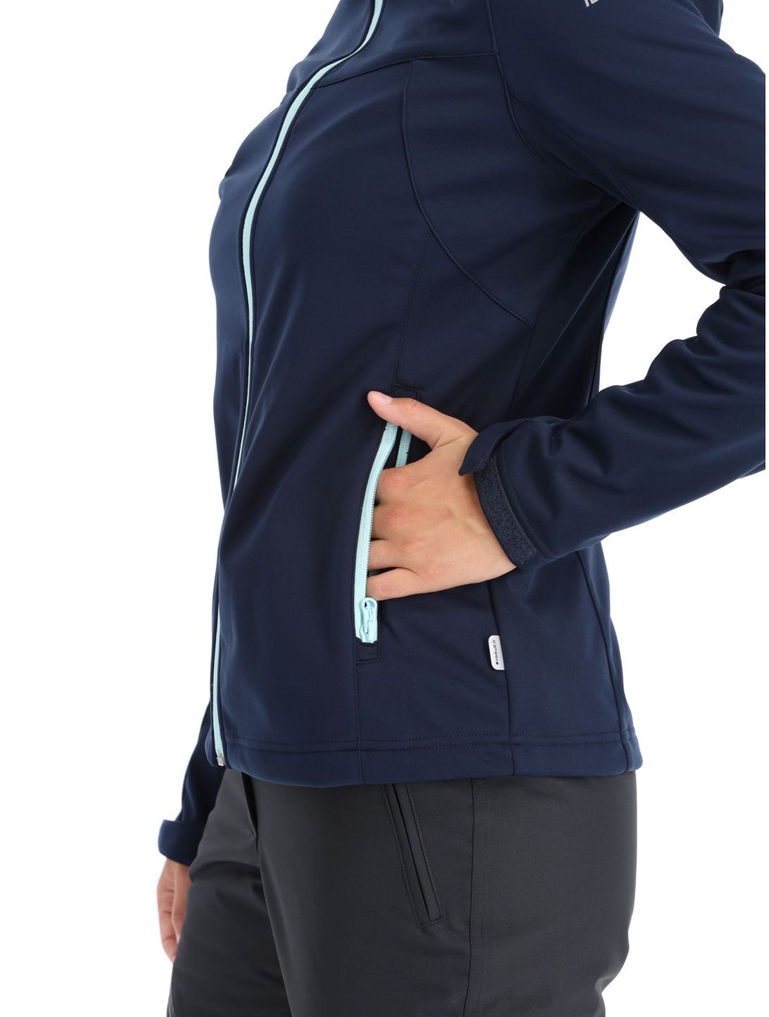 Icepeak, Boise softshell ski-jas dames blauw 