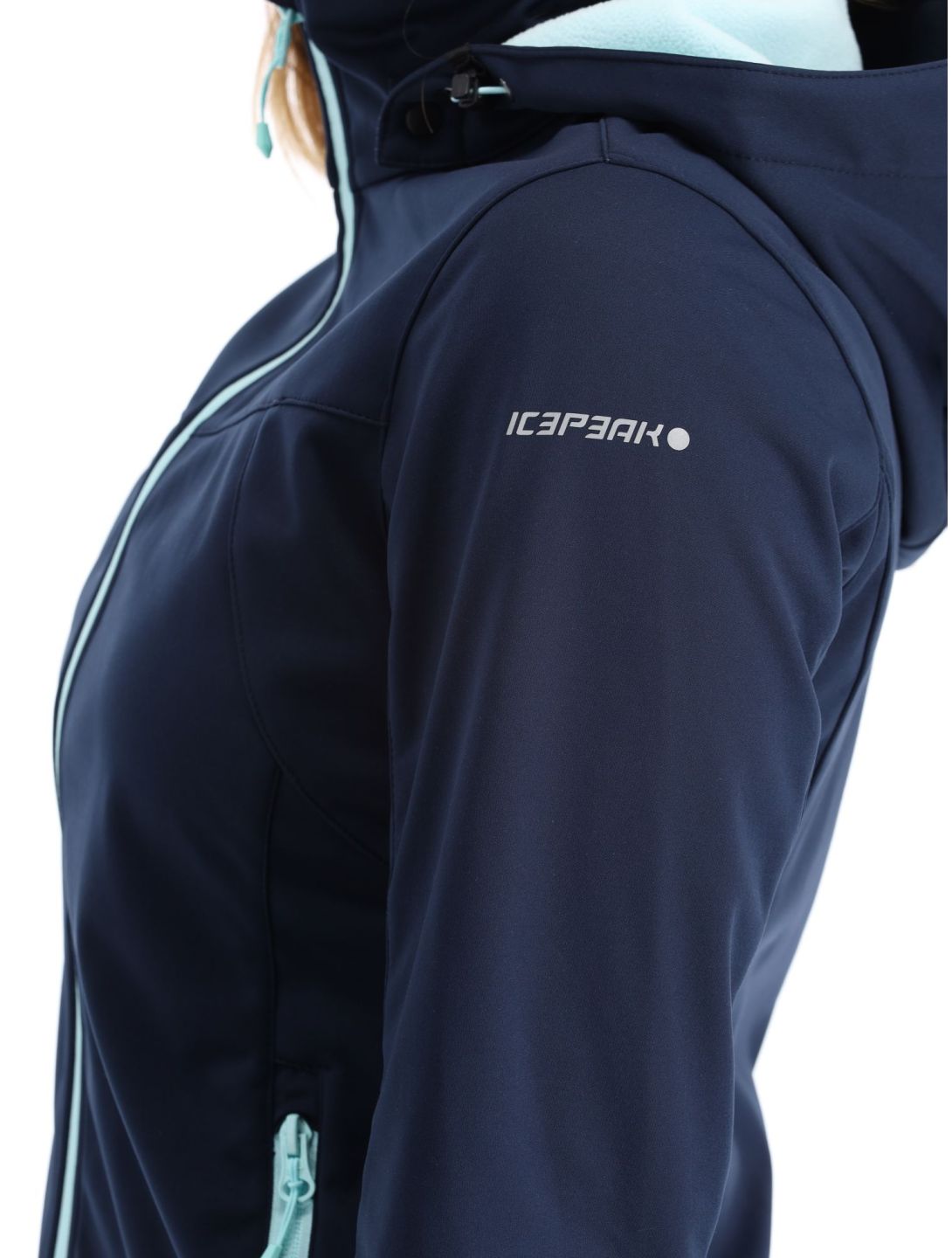 Icepeak, Boise softshell ski-jas dames blauw 