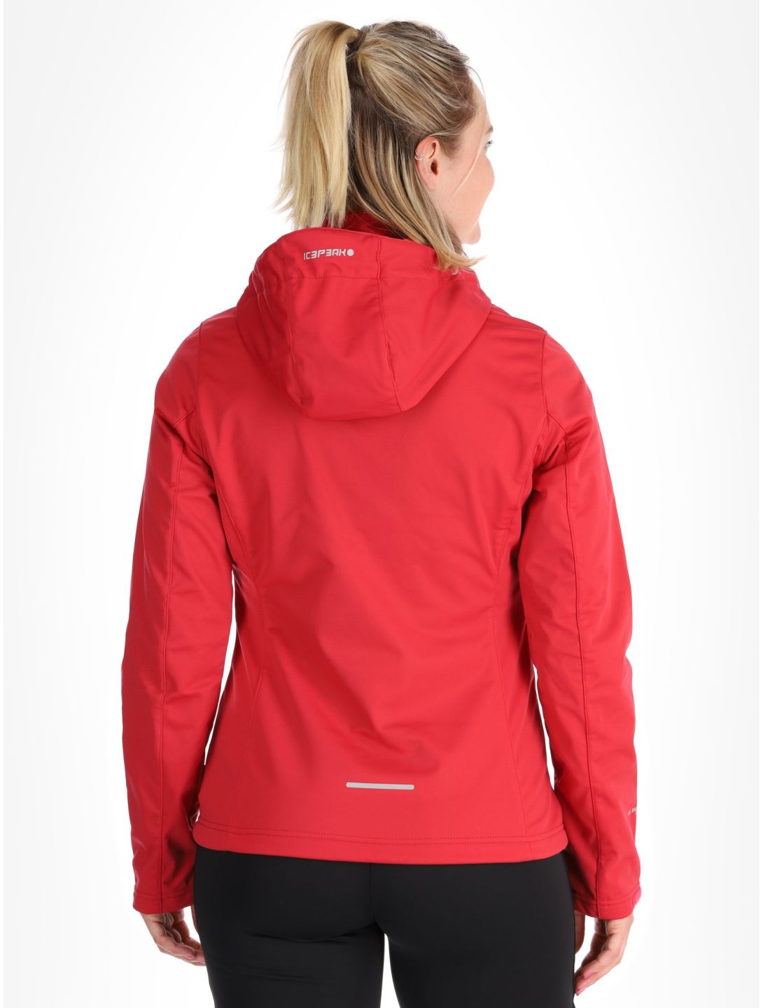 Icepeak, Boise softshell ski-jas dames Cranberry rood 