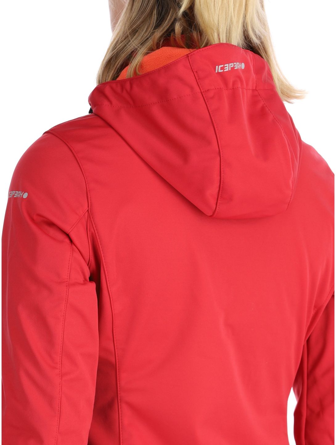 Icepeak, Boise softshell ski-jas dames Cranberry rood 