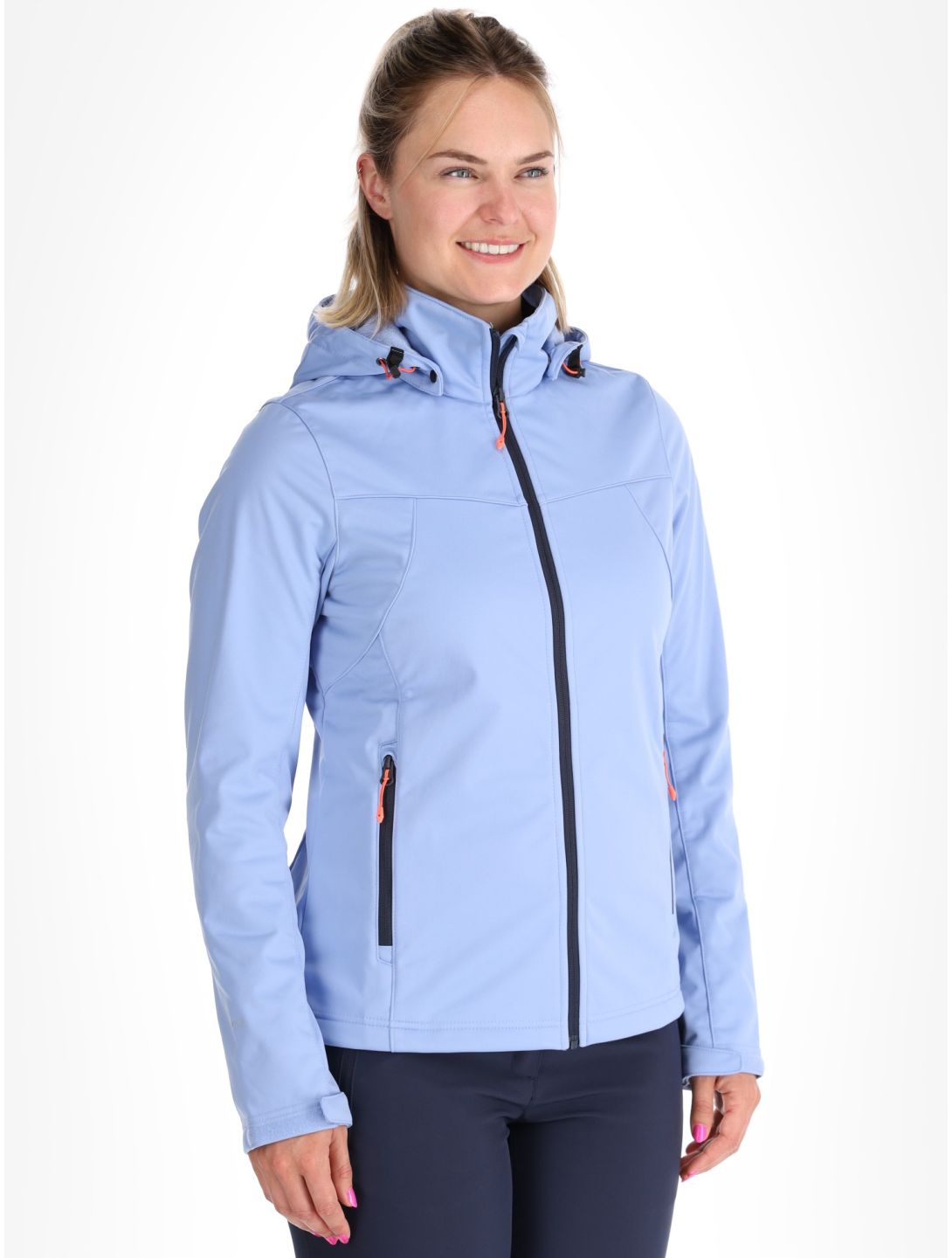 Icepeak, Boise softshell ski-jas dames Light Blue blauw 