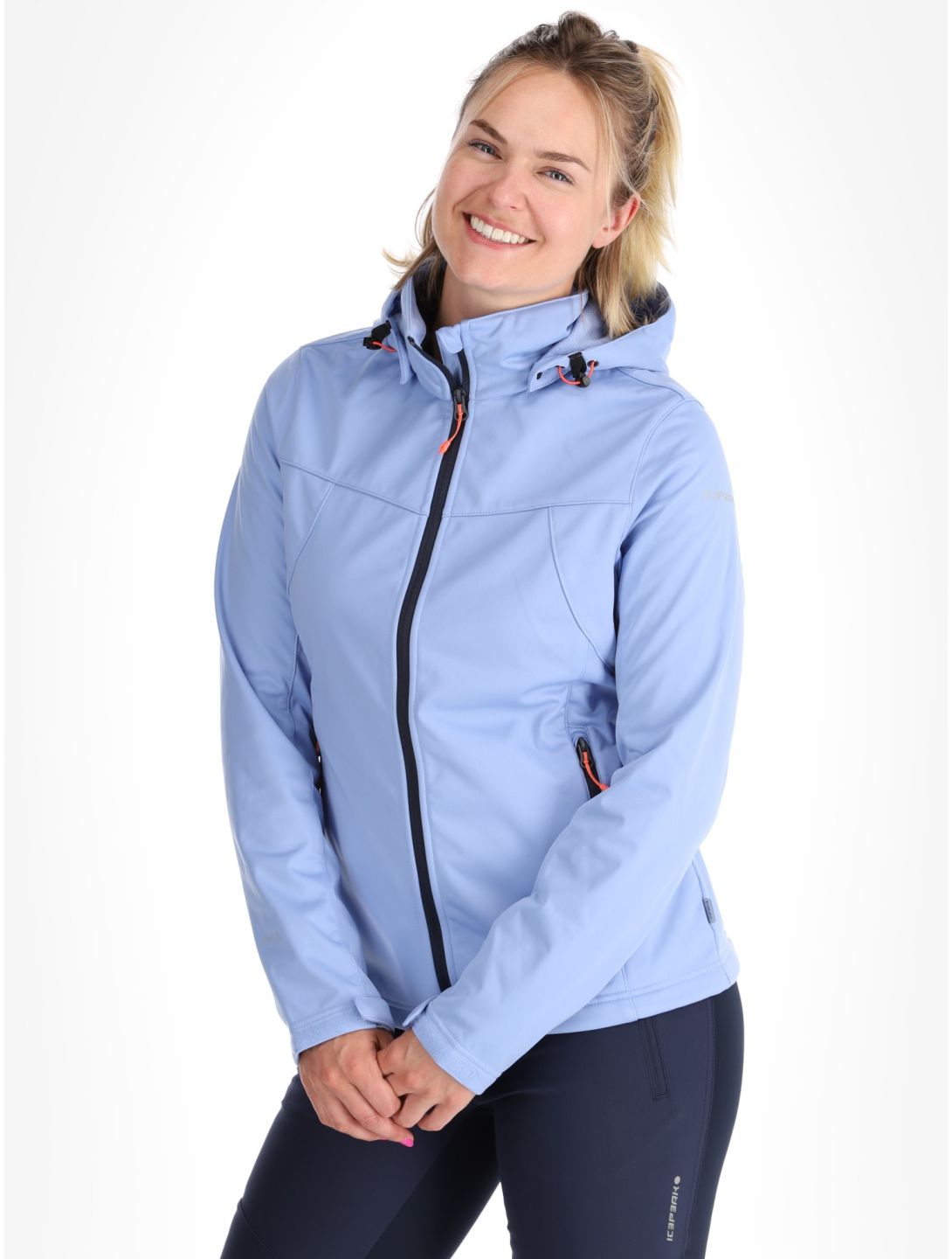 Icepeak, Boise softshell ski-jas dames Light Blue blauw 