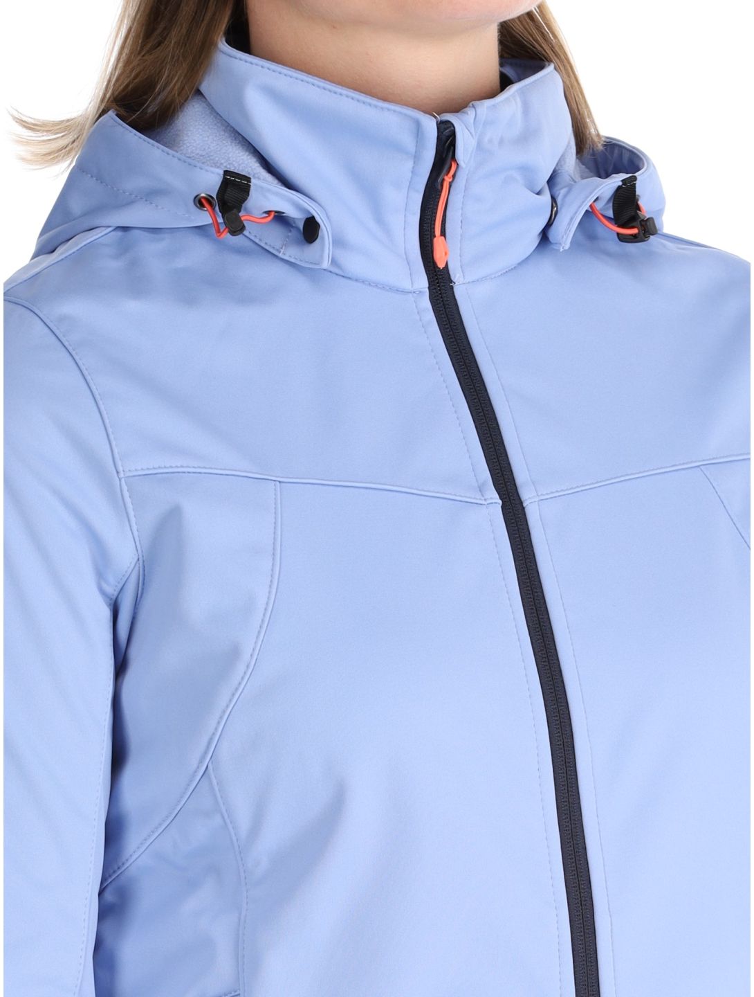 Icepeak, Boise softshell ski-jas dames Light Blue blauw 