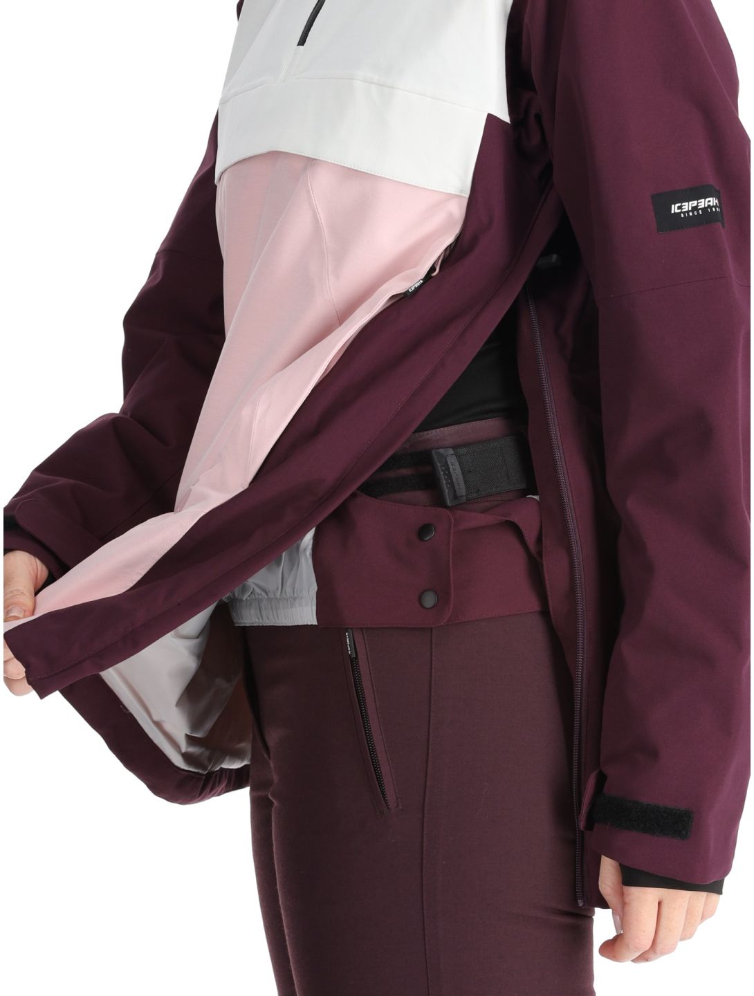 Icepeak, Calio winter anorak dames Plum paars 