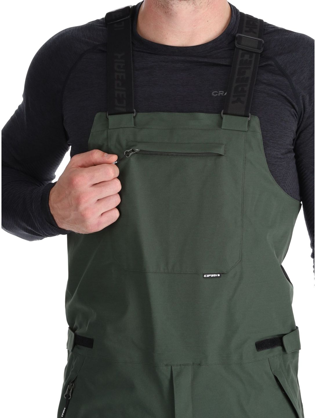 Icepeak, Cambo skibroek heren Dark Olive groen 