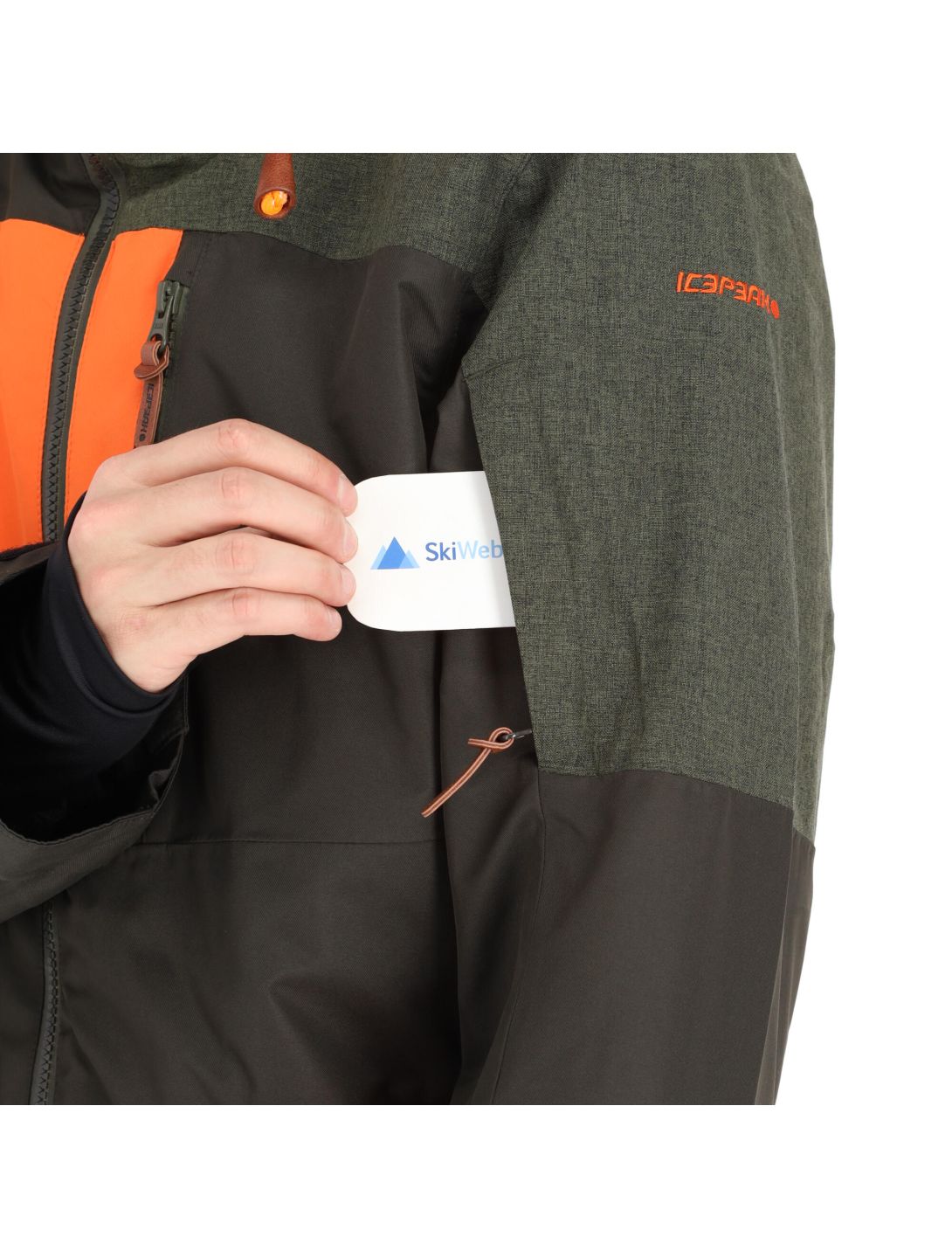 Icepeak, Canova ski-jas heren dark oranje