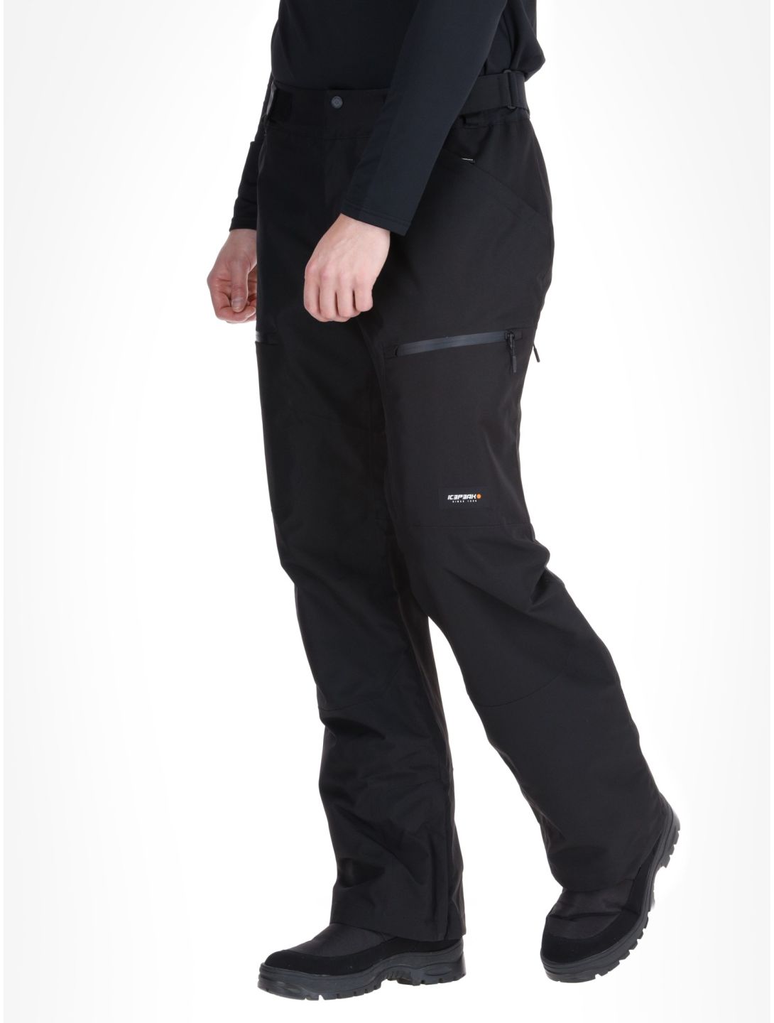 Icepeak, Caspian hardshell skibroek heren Black zwart 