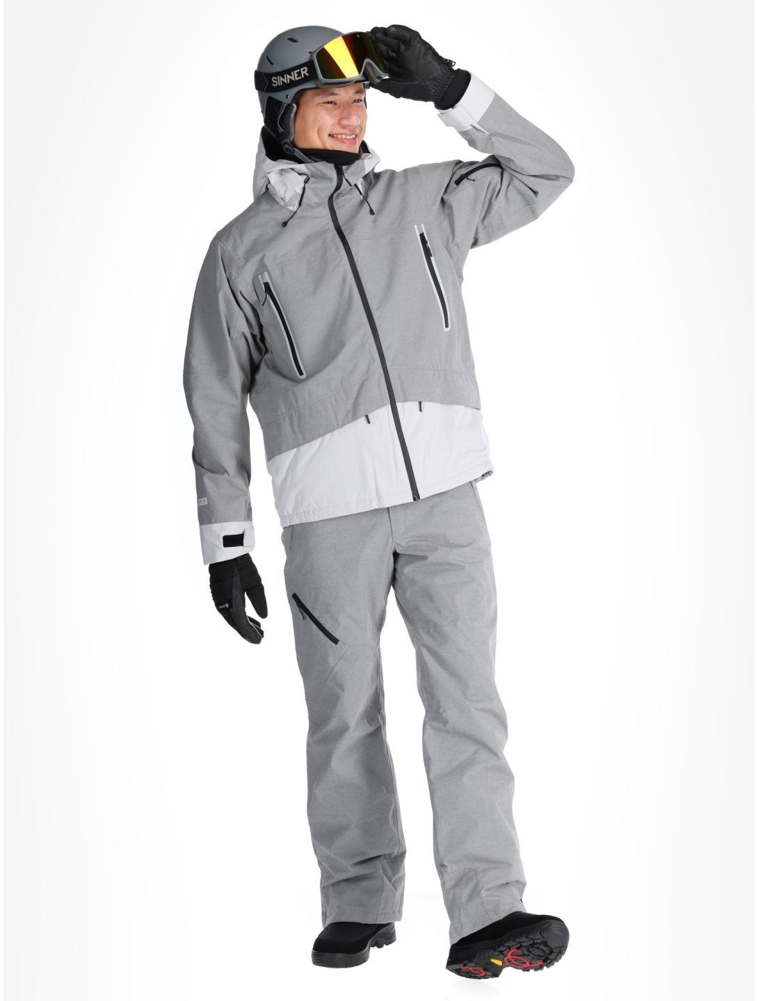 Icepeak, Castres ski-jas heren Light Grey grijs 