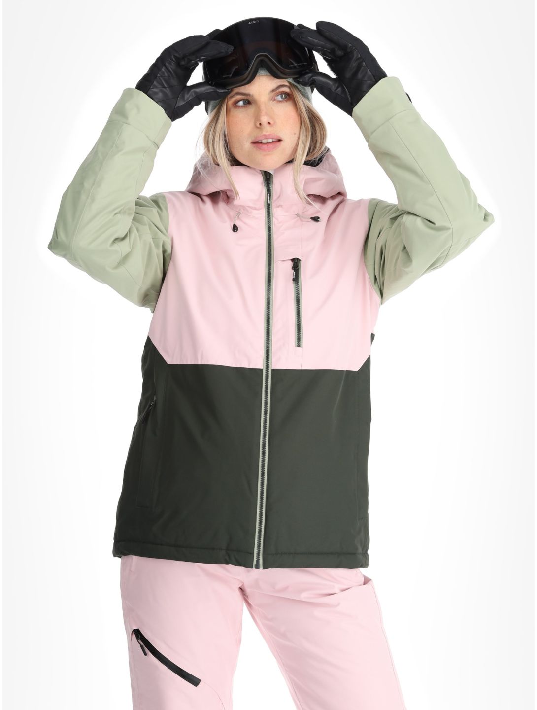 Icepeak, Cathay ski-jas dames Asparagus groen 