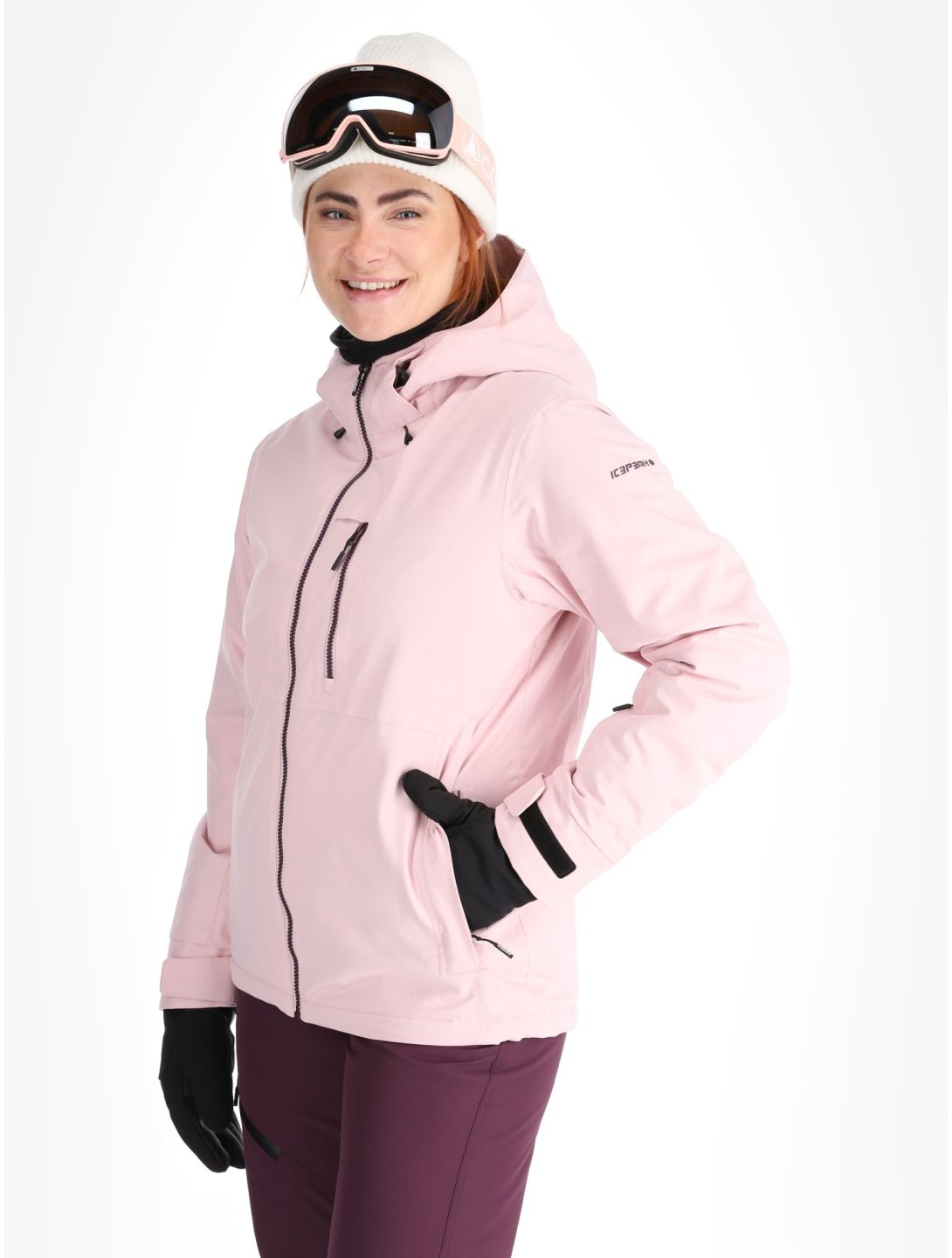 Icepeak, Cathay ski-jas dames Baby Pink roze 