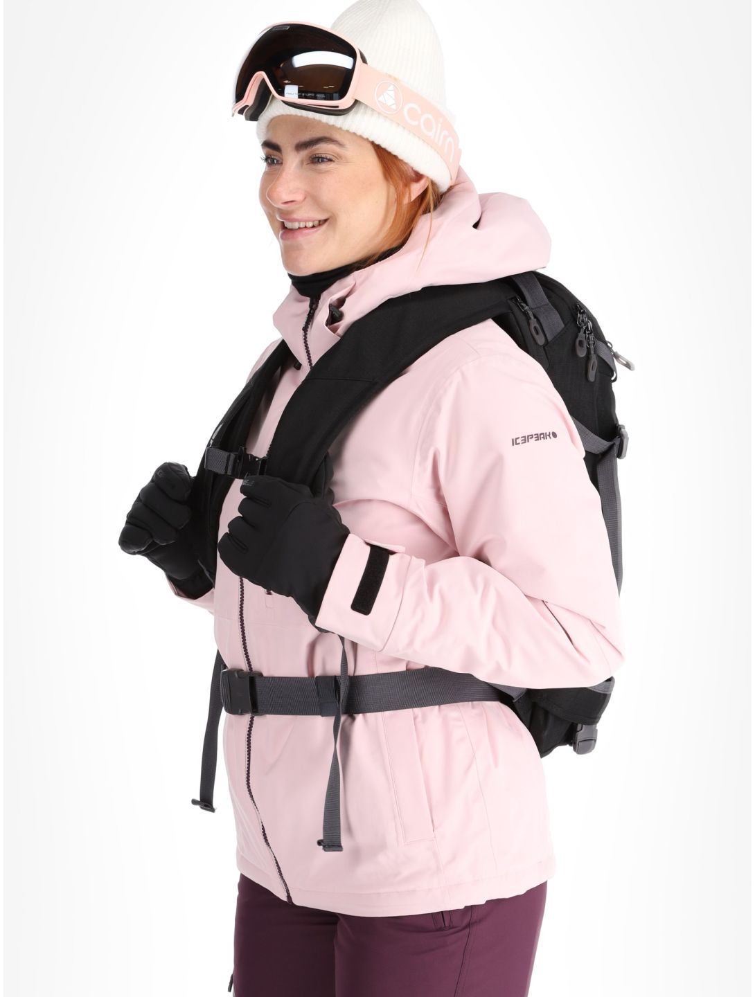 Icepeak, Cathay ski-jas dames Baby Pink roze 