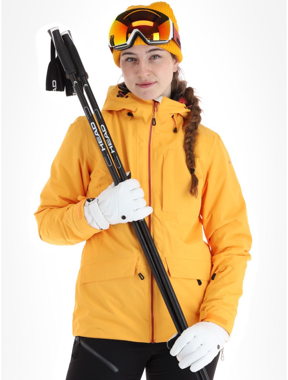 Icepeak, Cathay ski-jas dames Yellow geel 