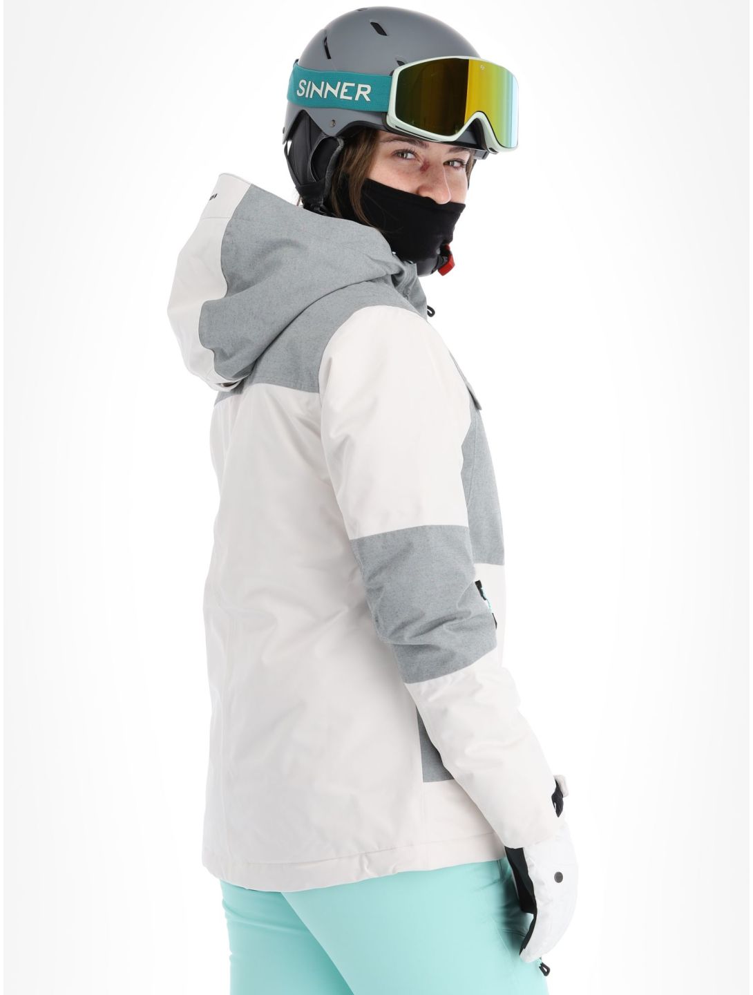 Icepeak, Cavour ski-jas dames Powder wit 