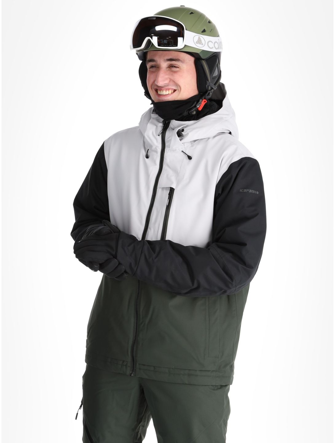 Icepeak, Chester ski-jas heren Dark Olive groen 