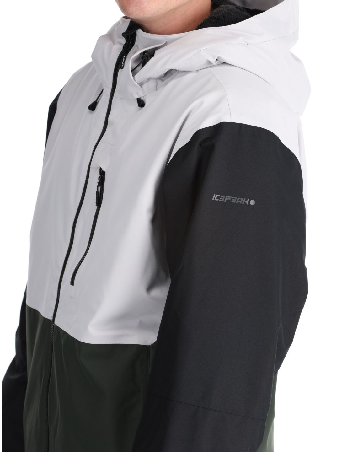 Icepeak, Chester ski-jas heren Dark Olive groen 