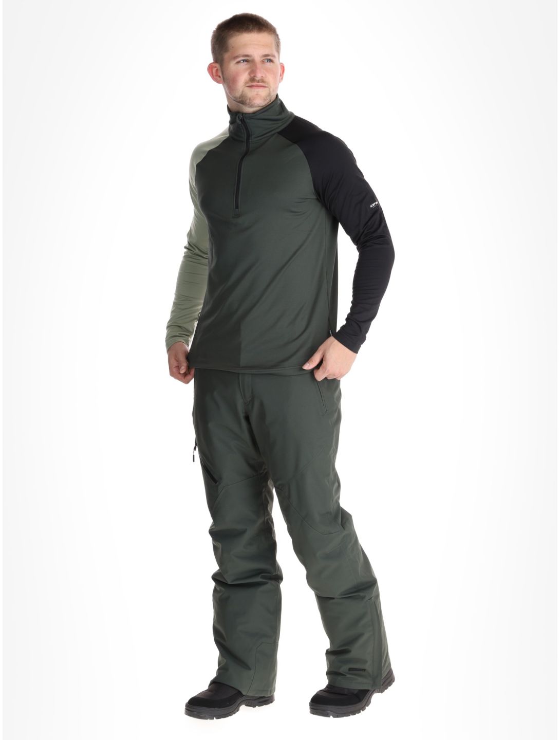 Icepeak, Clayton skipully heren Dark Olive groen 