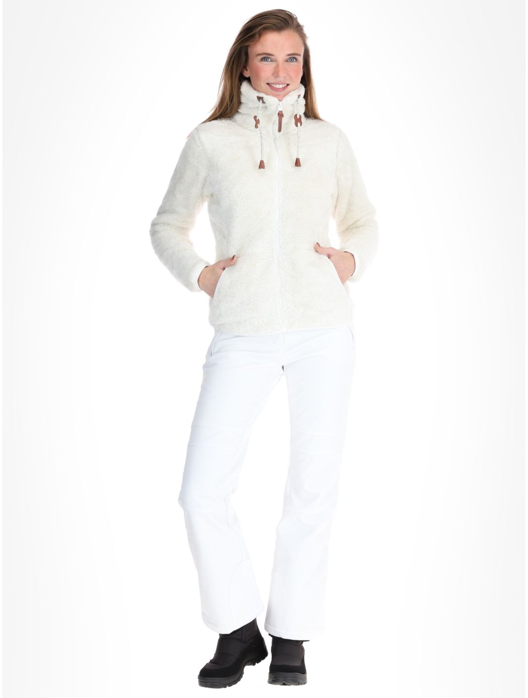 Icepeak, Colony vest dames Natural White wit 